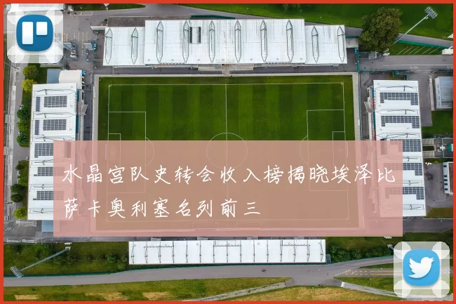 水晶宫队史转会收入榜揭晓埃泽比萨卡奥利塞名列前三